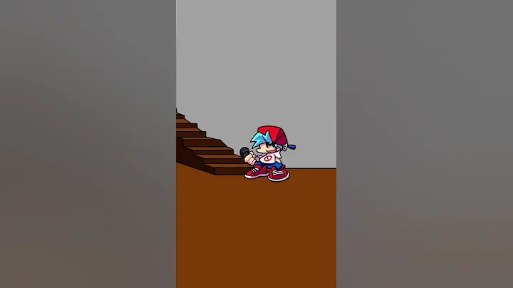 You can’t fall down the stairs (credit @raxdflipnote) (FNF animation) #shorts