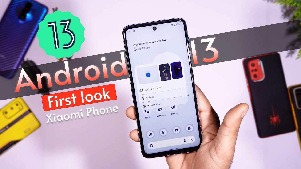 FIRST LOOK : Android 13 Tiramisu New Features Explain | Android 13 ...