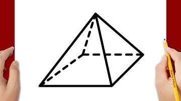 CÓMO DIBUJAR UNA PIRÁMIDE