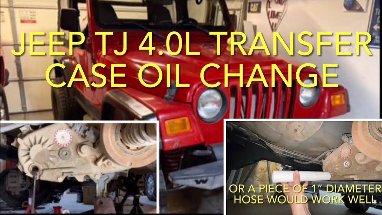 Jeep Tj transfer case oil change w/helpful tips, how often, tools/fluid needed&easily made mistakes