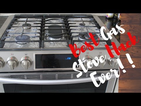 Life Changing Gas Stove top Cleaning Hack.