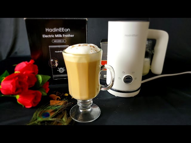 HadinEEon Milk Frother Electric Steamer for Keurig Nespresso coffee latte  machin