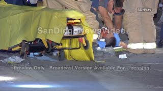 MAN FOUND SHOT 7 TIMES IN ALLEY, LOGAN HEIGHTS