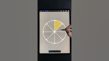 How To Draw Lemon Slice in Procreate (#Shorts)
