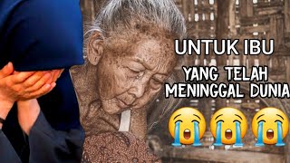 DI JAMIN NANGIS 😭😭😭 UNTUK IBU YANG TELAH MENINGGAL DUNIA || SITI MARIYAM MOJA