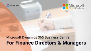 Microsoft Dynamics 365 Business Central for Finance Directors and Managers