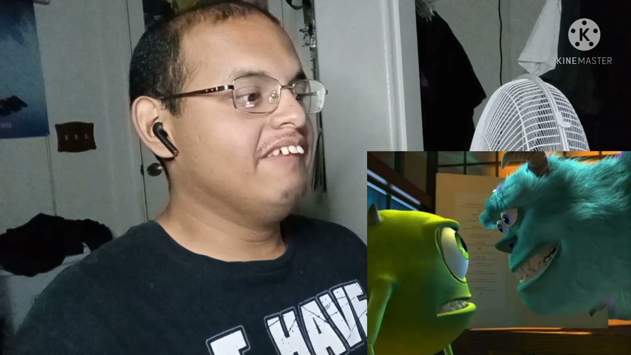 Monsters Inc bloopers: reaction