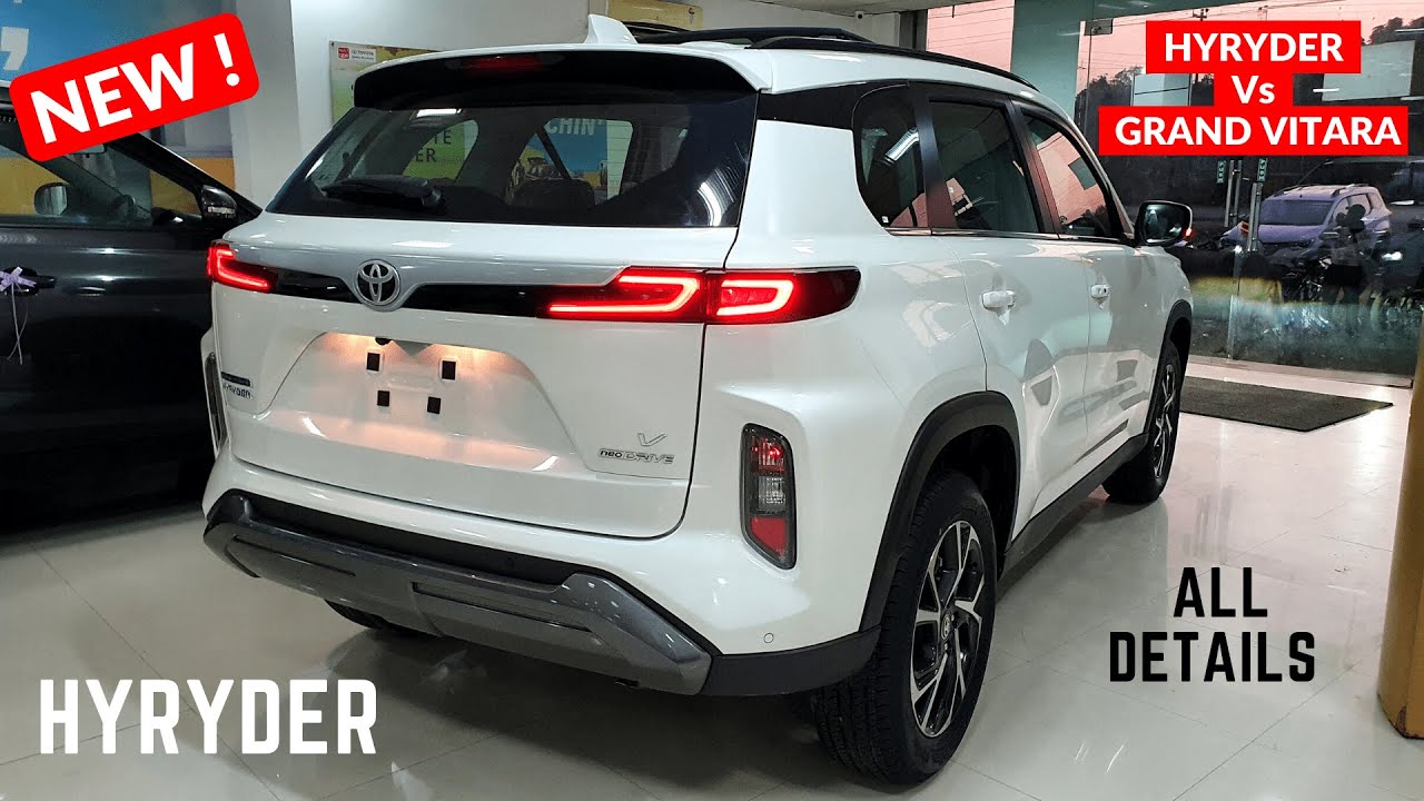 2024 Toyota Urban Cruiser Hyryder Top Model On Road Price Features 
