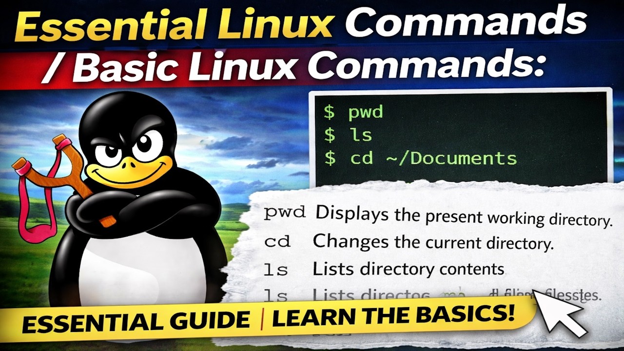 Essential Linux Commands / Basic Linux Commands - YouTube
