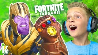 My Dad is THANOS! Fortnite ENDGAME on K-City GAMING