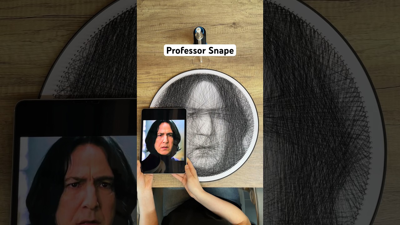 Professor Snape🖤String Art🧵 