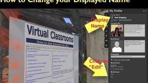 5 "How to" in Second Life with Jass Easterman - Changing Displayed Name