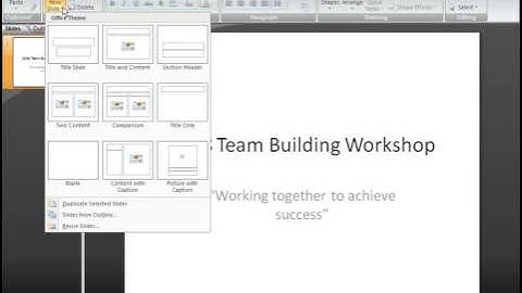 PowerPoint 2007 Tutorial: Basics 1