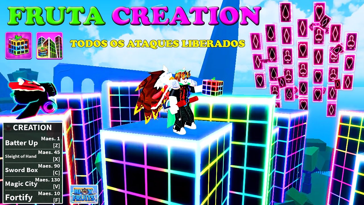 Fruta Creation é boa? | Todos os ataques liberados da Creation [Barrier Rework] 