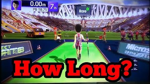 Kinect Sports Javelin: A Very Long Throw...Any Guesses How Much??