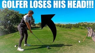 Golfer Lost It On The Course...
