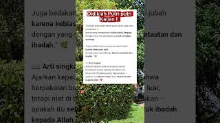 Didiklah Putri-Putri Kalian