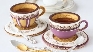 How to Make 3D Cookie Teacups