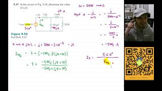 Problem 9.47 - Fundamental of Electric Circuits (Sadiku) 5th Ed - Impedance and Admittance