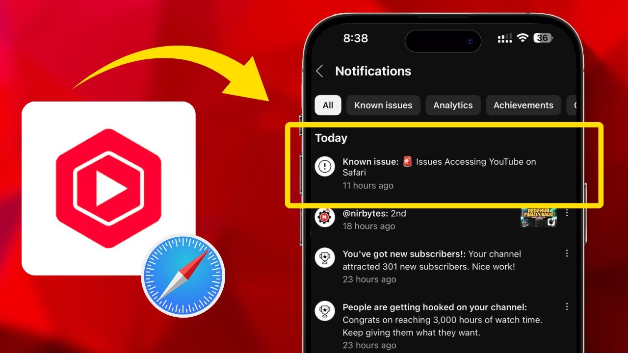 FIXED ISSUES ACCESSING YOUTUBE ON SAFARI intelligence overview