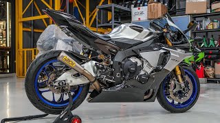 Yamaha YZF-R1M 2015 with Arrow Exhaust Competition Titanium Full System