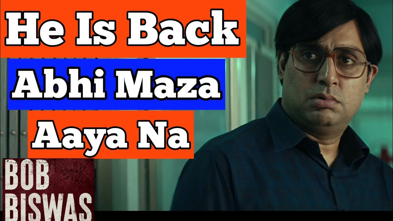 Bob biswas trailer reaction and review! Zee5 movie bob biswas! Abhishek Bachchan!