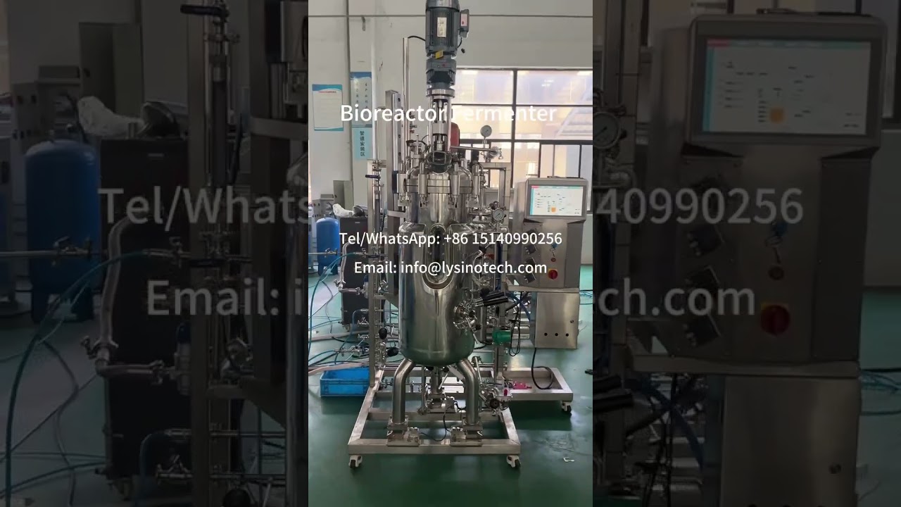 SINOTECH 100L fully automatic bioreactor fermenter system