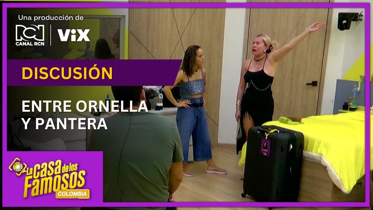 Pantera y Ornella Sierra discutieron por el aseo de la cocina en La casa de los famosos Colombia