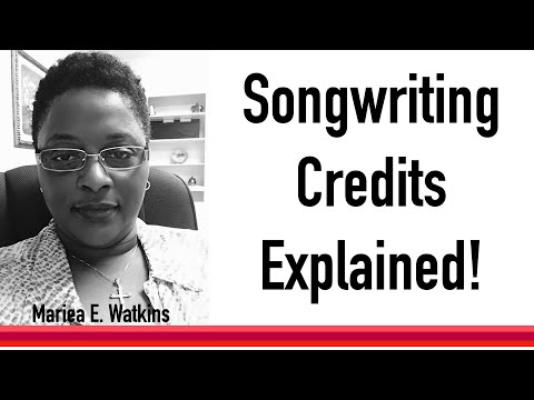 Songwriting Credits Explained