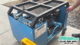 MTI Power 200 Series Portable Open Clamshell Pipe Lathe with Kubota Power Generator   11650 AS