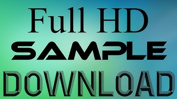 AVI - MPEG-4 1080p Full HD - MP3 stereo - Free sample download - Compatibility + format testing