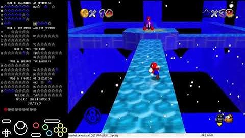 Kaizo Star Compilation (Momentum Testing, Brutal Mario 64, Lost Universe 1.5) (Savestateless)