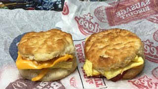 McDonald's vs Hardee's Bacon Egg and Cheese Biscuit Battle