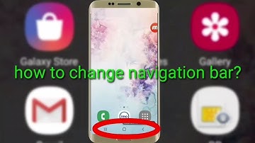 How to change navigation bar? |Samsung A10||New easy process ||