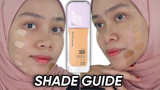 SHADE GUIDE | MAYBELLINE SUPERSTAY LUMI MATTE