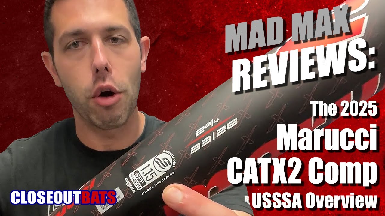 Marucci Catx2 Bate de béisbol, Niños, Rojo, 30/22