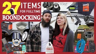 27 Useful Items for Boondocking and Full Time RV Living