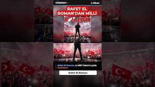 Rafet El Roman Milli Takım İçin Şarkı Yapıyor! 🎤⚽️ #MilliTakım #RafetElRoman #Shorts