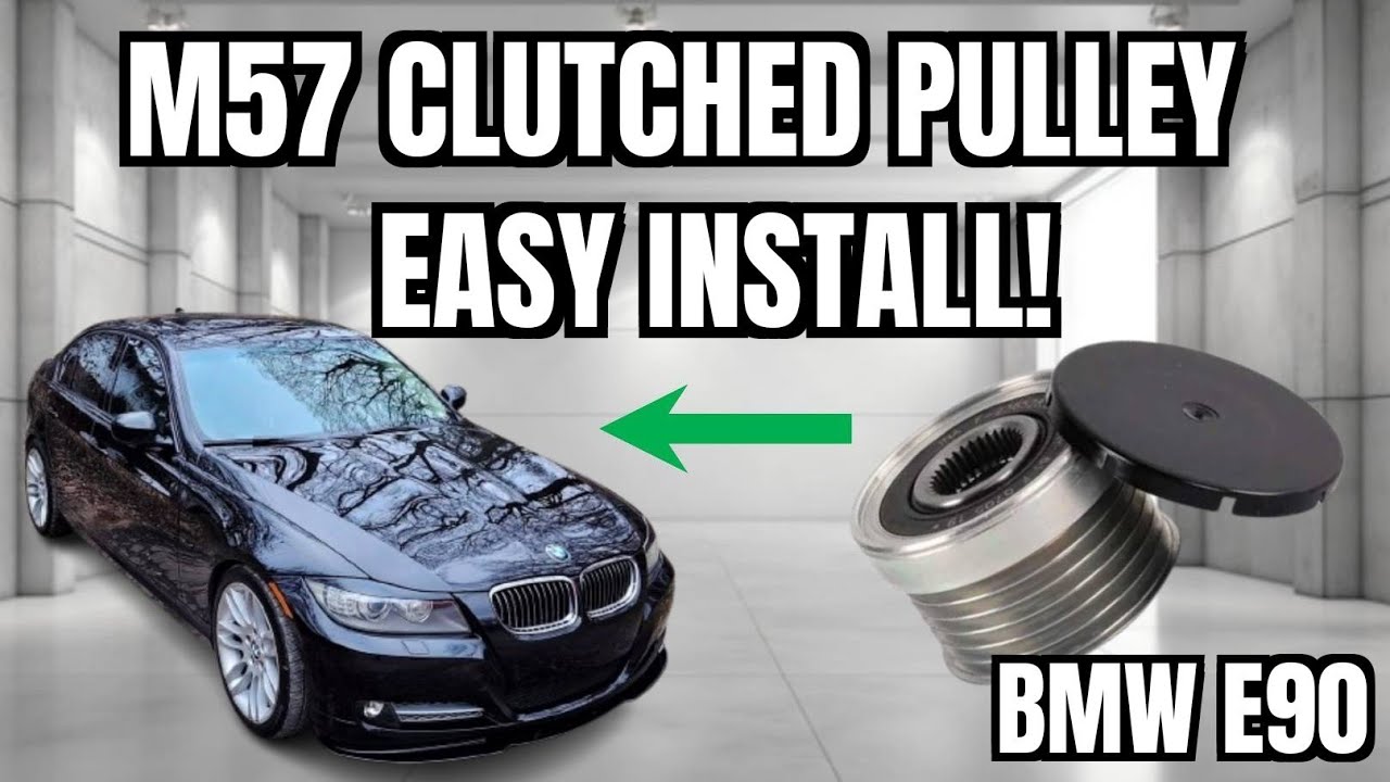 Шкив генератора с муфтой для BMW M57. Простая установка - 335d E90 | X5 35d E70 | Инструкция по с...