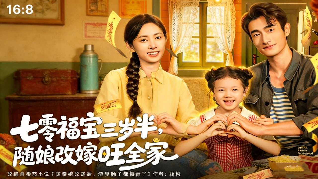 【七零福寶三歲半：隨娘改嫁旺全家】三歲半小福寶跟著娘親改嫁，自帶福氣旺遍新家，全家被她旺成人生贏家。