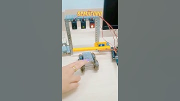 Semáforo Inteligente com Cancela: Automação de Tráfego e Controle de Acesso!🚦🔒 #Inovação #Educação