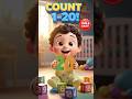 Number song 1-20 for children | Counting numbersLearning Video#shorts