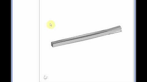 CalculiX FEM Cantilever modal analysis second bending mode