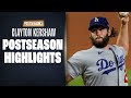 Clayton Kershaw Postseason Highlights (Dodgers legend gets first World Series title!)