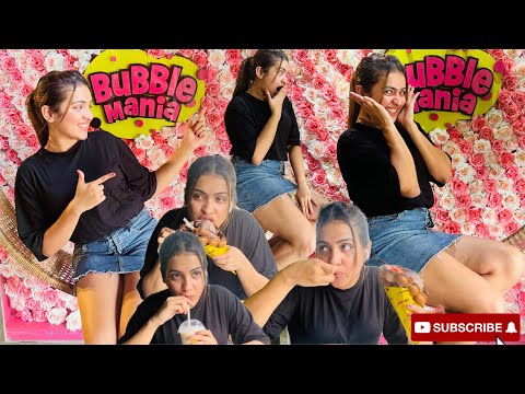 බඩ පිරෙන්න කන්න මත් ගියා BUBBLE MANIA | waffles කන්න | පුදුම රසක් | ඔයාලත් ගියාද?🤔| ❤️