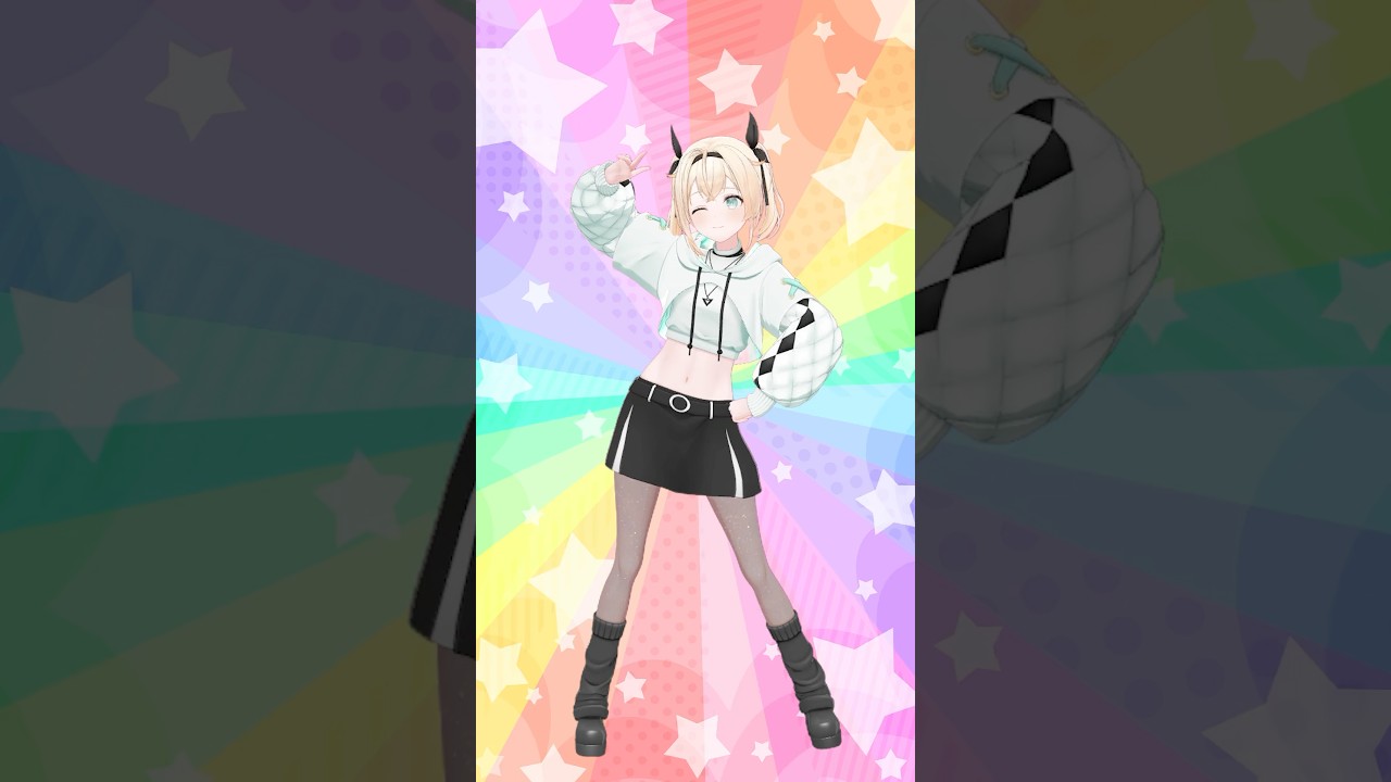 てきとーにー生きるな‼️だゾ🌟#shorts #dance #キューにストップできません #cutiestreet #ホロライブ #風真いろは