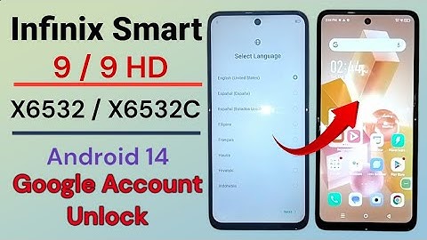 Infinix Smart 9 / 9 HD Frp Bypass Android 14 Without PC