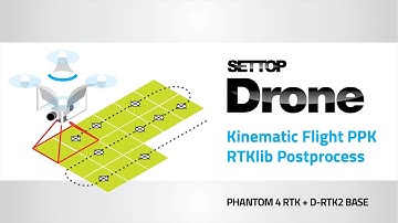 Settop Drone: Kinematic flight DJI Phantom 4RTK + D-RTK2 Base