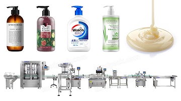 Full Automatic Shampoo Filling Line/Cream/Liquid detergent Filling Line