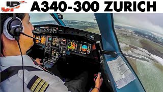 SWISS A340300 Overflying Siberia, Cold Fuel, Landing at Zurich